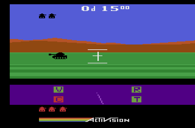 Robot Tank Atari 2600 Screenshot: Game start...