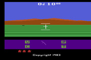 Robot Tank for Atari 2600 - Starting screen.