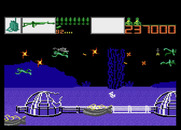Alien Brigade for Atari 7800 - Lots of enemy fire here!