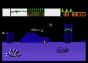 Alien Brigade for Atari 7800 - Underwater; more aliens appear here too...