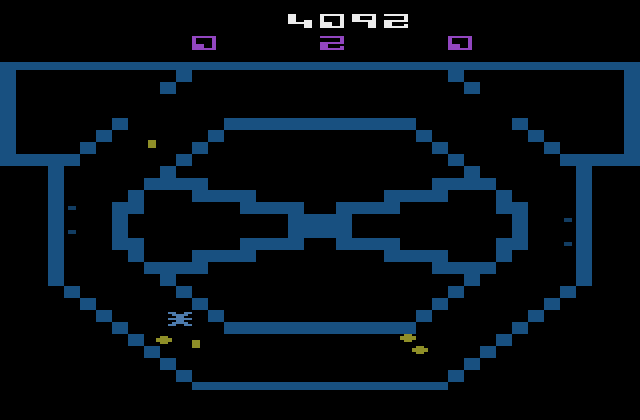 Reactor Atari 2600 Screenshot: Almost out of room here!
