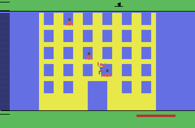 Spider-Man Atari 2600 Screenshot: Starting screen.
