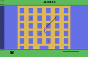 Spider-Man for Atari 2600 - Shoot your web to the building, not windows...