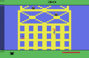 Spider-Man for Atari 2600 - Watch out for bombs at the top of the building...