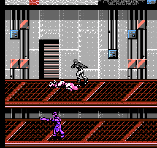 Rollergames NES / Famicom Screenshot: We have a skater down!