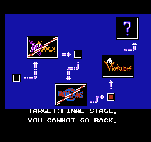 Rollergames NES / Famicom Screenshot: No turning back now!