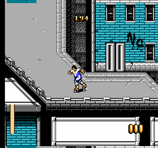 Rollergames NES / Famicom Screenshot: On to the next area...