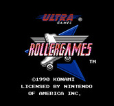 Rollergames for NES / Famicom - Title screen.