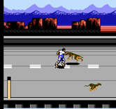 Rollergames for NES / Famicom - Dogs attacking...