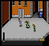 Rollergames for NES / Famicom - Opponents keep appearing from that door...