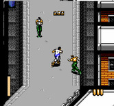 Rollergames for NES / Famicom - Fighting opponents!