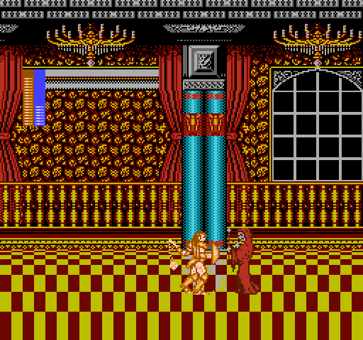 Castle of Dragon NES / Famicom Screenshot: Another ghostly opponent...