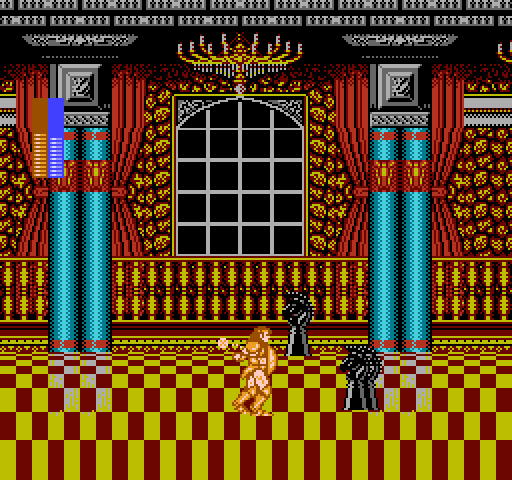 Castle of Dragon NES / Famicom Screenshot: Chess pieces attack!