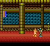 Castle of Dragon for NES / Famicom - Fighting a zombie.