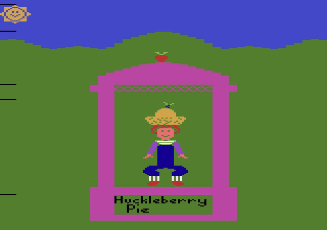 Strawberry Shortcake: Musical Match-Ups Atari 2600 Screenshot: Hucleberry Pie has been correctly assembled!