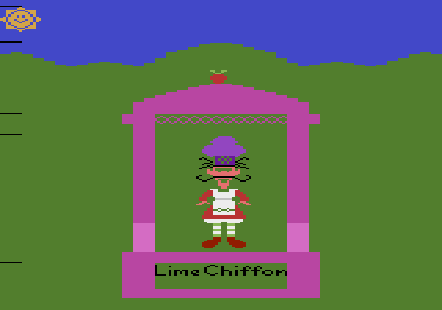 Strawberry Shortcake: Musical Match-Ups Atari 2600 Screenshot: Next, see if you can create Lime Chiffon...