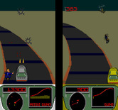 Spy Hunter II for Arcade - Watch out for this guy with the gun!