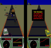 Spy Hunter II for Arcade - That's a weapons van ahead!