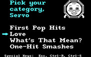 Music 101: Trivia from Mozart to Motown for IBM PC/Compatibles - Pick your category...