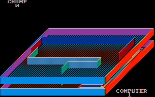 NovaTron IBM PC/Compatibles Screenshot: Each time you win another level is added.