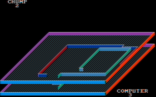 NovaTron IBM PC/Compatibles Screenshot: Don't let the computer box you in!