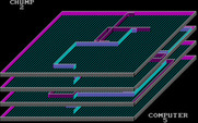 NovaTron for IBM PC/Compatibles - Game demo; the layers can stack up depending on the wins and losses!