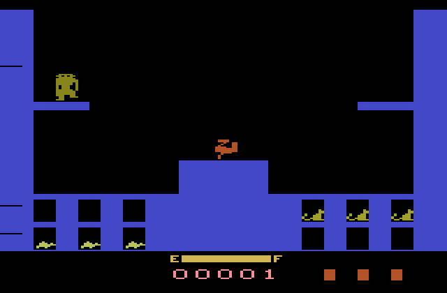 Sky Skipper Atari 2600 Screenshot: Starting screen.