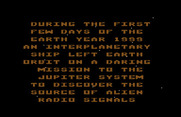 Quest of the Space Beagle for Commodore 64 - The opening story.