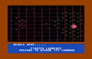 Quest of the Space Beagle for Commodore 64 - Fighter launched!