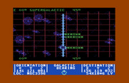 Quest of the Space Beagle for Commodore 64 - At first it's unknown which galaxy is which...you'll need to travel there to determine that!