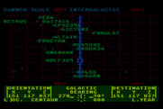 Quest of the Space Beagle for Atari 8-bit - I've identified a lot of places, but still haven't located our Sun!