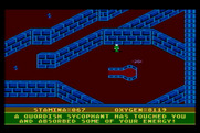 Quest of the Space Beagle for Atari 8-bit - This is the end of the maze, but watch out for that Quordish Sycophant!