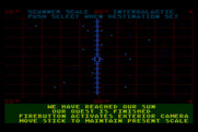 Quest of the Space Beagle for Atari 8-bit - Located the sun!