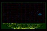 Quest of the Space Beagle for Atari 8-bit - We have defeated the enemy fleet!