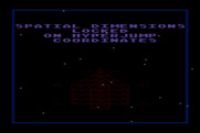 Quest of the Space Beagle for Atari 8-bit - Time to enter hyperspace...