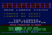 Jupiter Mission 1999 for Atari 8-bit - Looks like a good place to land...