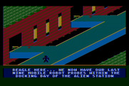 Jupiter Mission 1999 for Atari 8-bit - Start of the next action sequence...