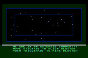 Jupiter Mission 1999 for Atari 8-bit - We're in an asteroid shower!!!