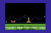 Jupiter Mission 1999 for Commodore 64 - Don't crash into the shield!