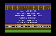 Jupiter Mission 1999 for Commodore 64 - The game begins!