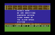 Jupiter Mission 1999 for Commodore 64 - In range of an alien space station...