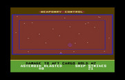 Jupiter Mission 1999 for Commodore 64 - I've been hit!