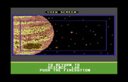 Jupiter Mission 1999 for Commodore 64 - Here's the view of Jupiter.