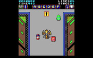 Action Fighter for IBM PC/Compatibles - Enemy helicopter overhead...