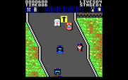 Action Fighter for IBM PC/Compatibles - Don't hit the side of the road on the turns...
