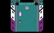 Action Fighter for IBM PC/Compatibles - A weapons van appears...