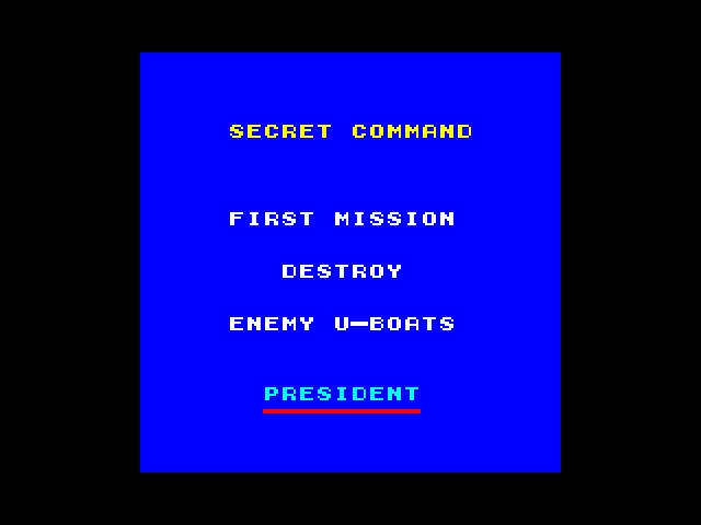 Action Fighter ZX Spectrum Screenshot: Ready to begin?