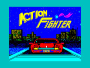 Action Fighter for ZX Spectrum - Loading screen.
