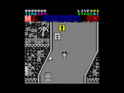 Action Fighter for ZX Spectrum - One of my opponents hit a wall...