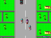 Action Fighter for Sega Master System - Game start.